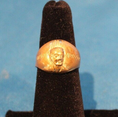 Staight arrow portrait ring - arrow,